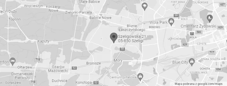 mapa dojazdu msk partners Warszawa
